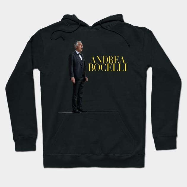 andrea bocelli singing 3 Hoodie by rsclvisual